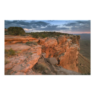 Canyonutsikt på ön i himlen fototryck