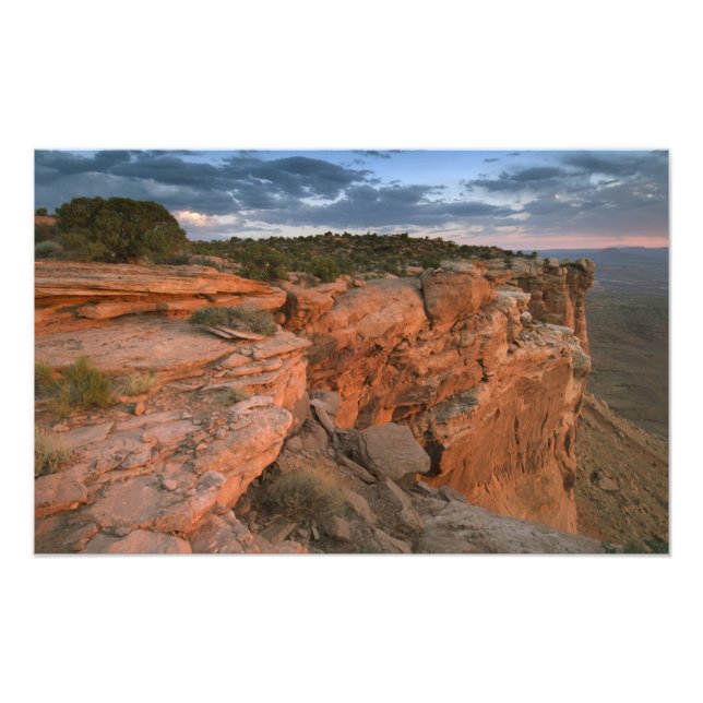 Canyonutsikt på ön i himlen fototryck (Framsidan)