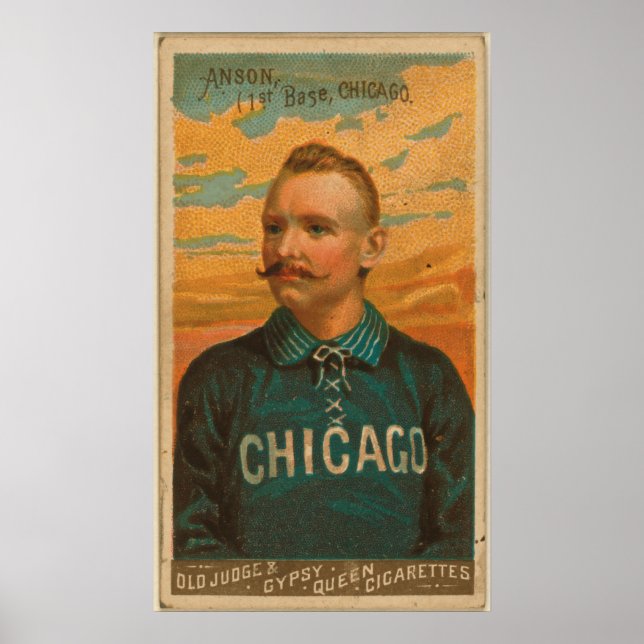 Cap Anson, Chicago White Stockings Poster (Framsidan)