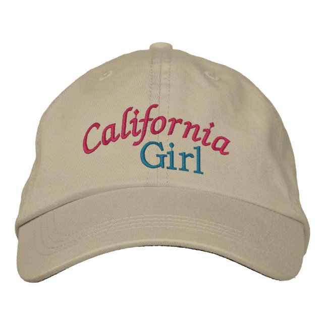 Cap - California Girls Broderad Keps (Framsida)