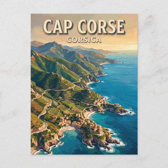 Cap Corse Frankrike Vykort (Framsida)