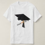 Cap Diploma Class of 2027 Graduation T Shirt<br><div class="desc">* CONGRATS TO THE CLASS OF 2027! * A Fun Graduation Keepsake for your Grad to wear to Graduation Events and school days! * This tee shirt design is on several styles, colors and sizes for kids and adult sizes, too. * The design can be moved to pocket style or...</div>
