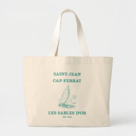 Cap-Ferrat Canvas Tote Bag - Franska Rivieran Seme Jumbo Tygkasse