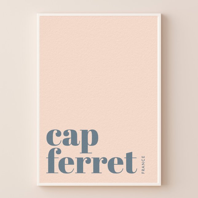 Cap Ferret Frankrike modern stad Affisch (Skapare uppladdad)