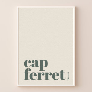 Cap Ferret Frankrike modern stad Poster