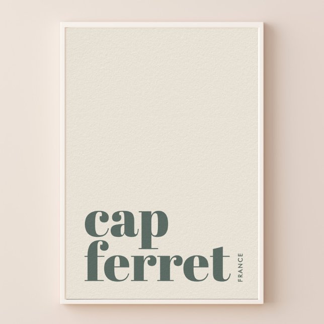 Cap Ferret Frankrike modern stad Poster (Skapare uppladdad)