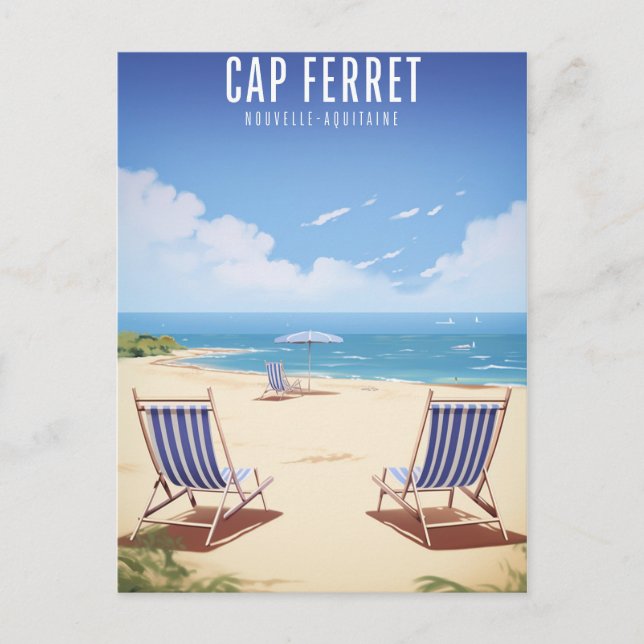 Cap Ferret - poster - Affiche Vykort (Framsida)