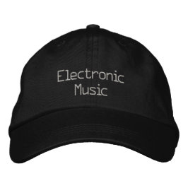 Cap för Electronic Music Baseball Broderad Keps