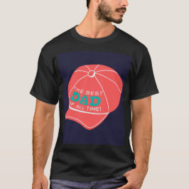 Cap-grafik "All Time Bästa Pappa" T Shirt