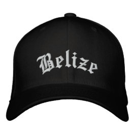 Cap - Hat Belzie flagga Broderad Keps
