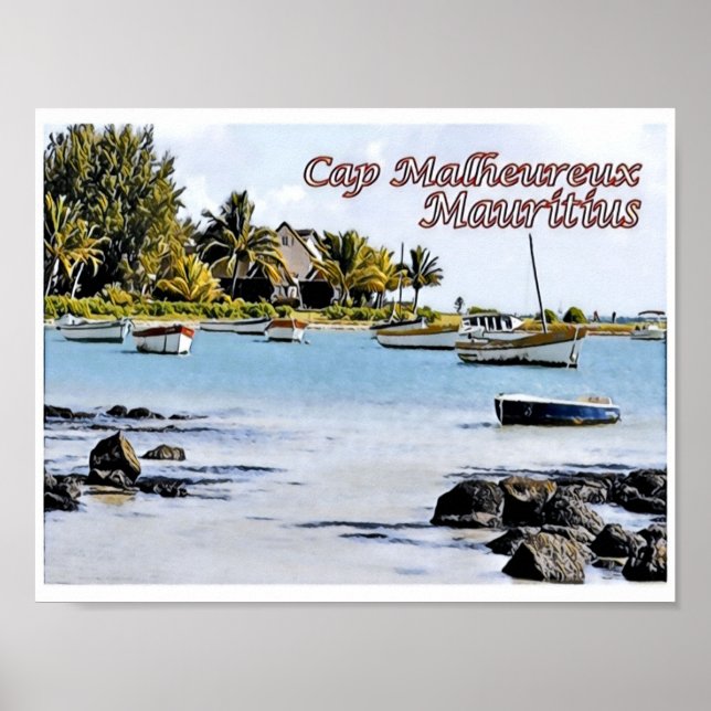 Cap Malheureux - Mauritius - Poster (Framsidan)