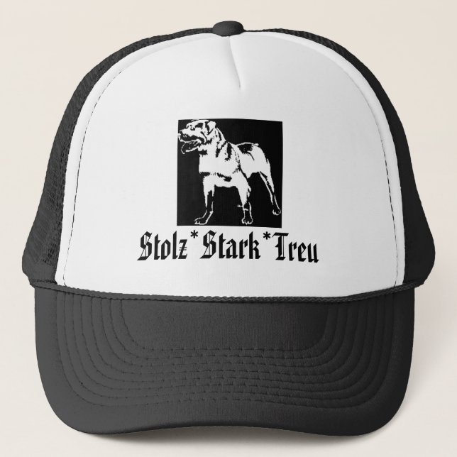Cap-Rottweiler Truckerkeps (Framsida)