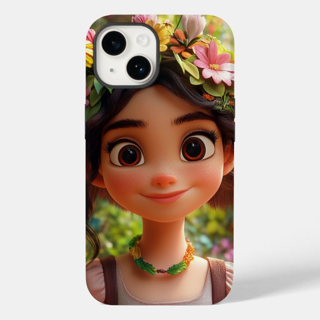 Capa celular Iphone - Estilo Pixar (Baksida)