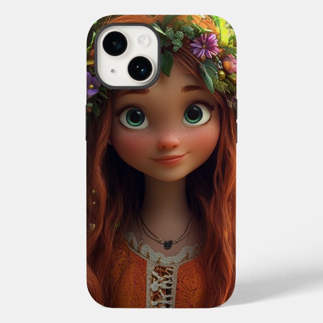 Capa celular Iphone - Estilo Pixar (Baksida)