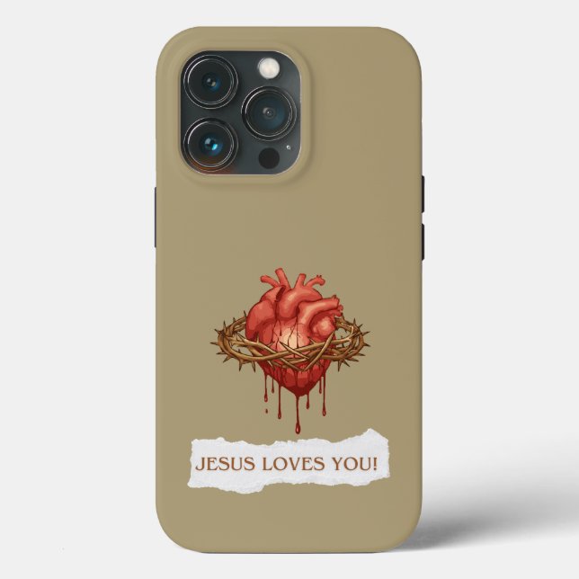 Capa com frase motivational "Jesus Ama Você" (Baksida )