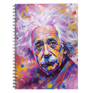 capa de caderno Einstein neon Anteckningsbok