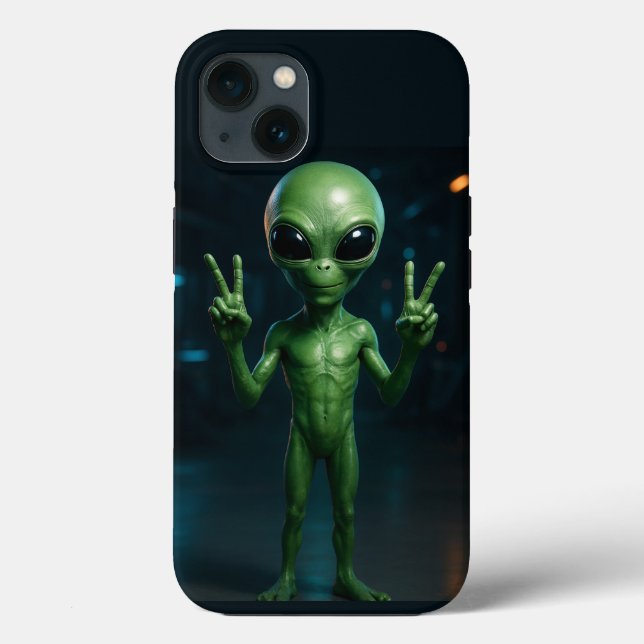 CAPA PARA CELULAR Extraterrestre futurista (Baksida)