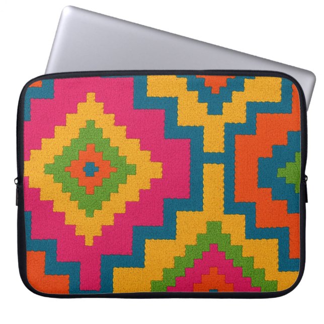 Capa para laptop CORES GEOMÉTRICO  Fodral (Framsidan)