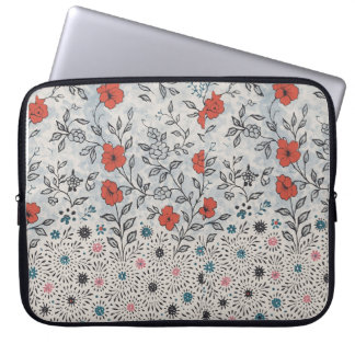 Capa para laptop florais artístico fodral