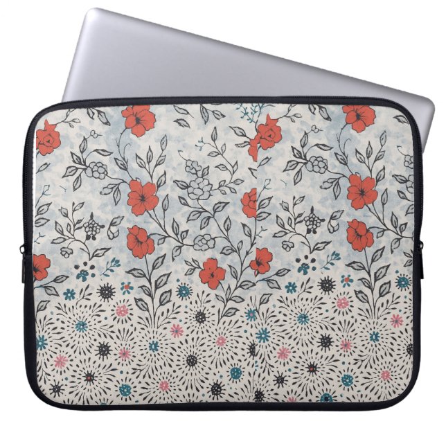 Capa para laptop florais artístico  fodral (Framsidan)