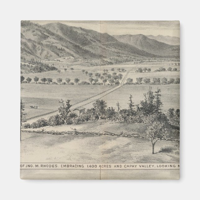 Capay Valley, Harlan-anläggningen Magnet (Framsidan)
