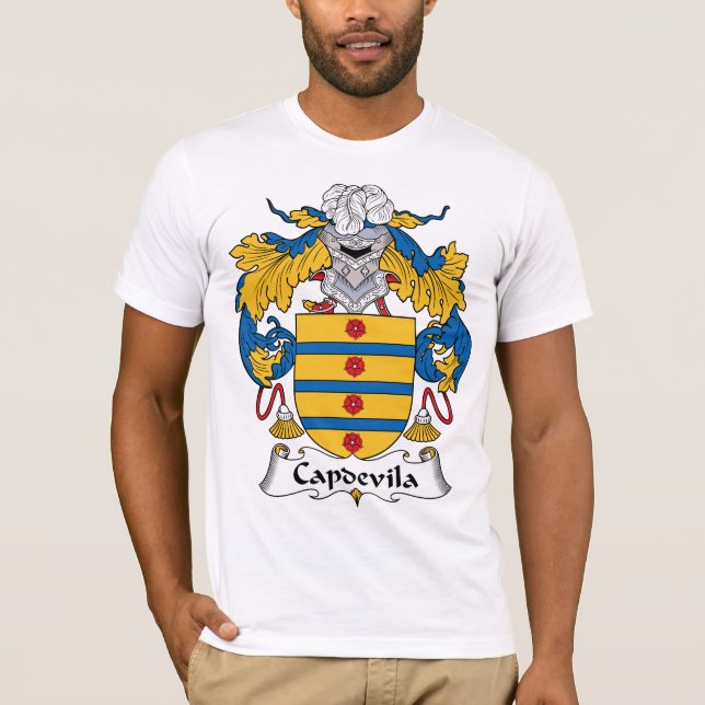 Capdevila familjvapensköld tee shirt (Framsida)