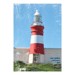Cape Agulhas fyr 1849 Fototryck