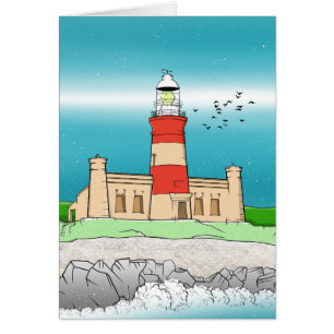 Cape Agulhas Lighthouse Hälsningskort