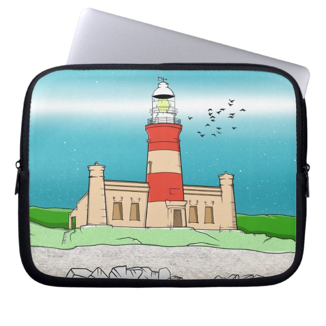 Cape Agulhas Lighthouse Laptop Fodral (Framsidan)