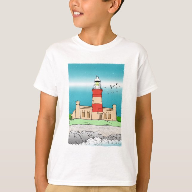 Cape Agulhas Lighthouse SHIRT AMAZON T Shirt (Framsida)