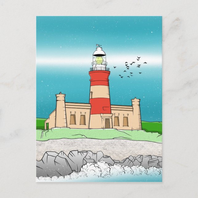 Cape Agulhas Lighthouse Vykort (Framsida)