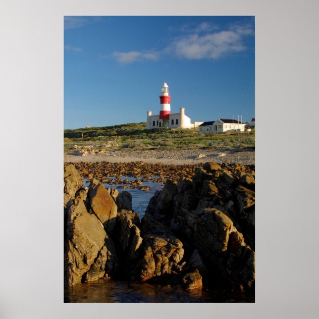 Cape Agulhas Lighthouse, Westerna Kap Poster (Framsidan)