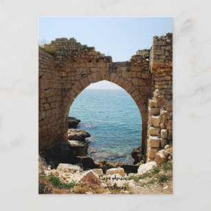 Cape Anamur Turkey Archway Sea Fort Castle Helg Vykort