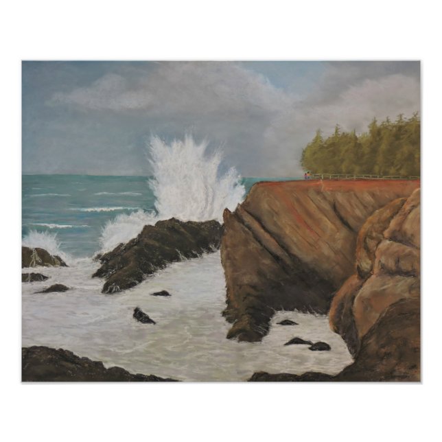 Cape Arago Skriv ut Fototryck (Framsidan)