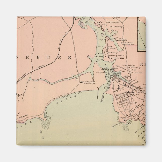 Cape Arundel, Kennebunkport, Maine Magnet (Framsidan)