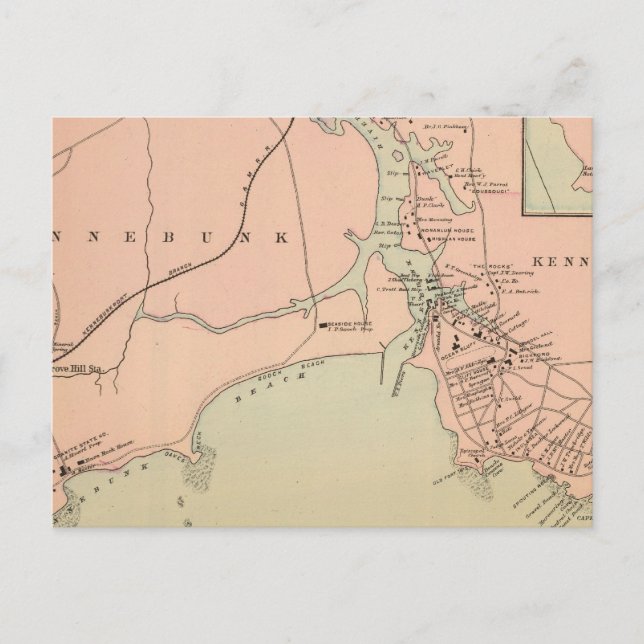 Cape Arundel, Kennebunkport, Maine Vykort (Framsida)