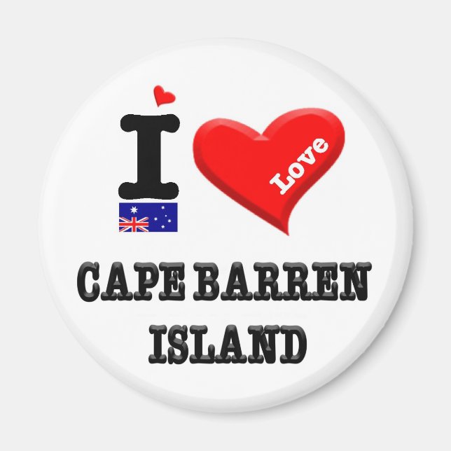 CAPE BARREN ISLAND - I KÄRLEK MAGNET (Framsidan)