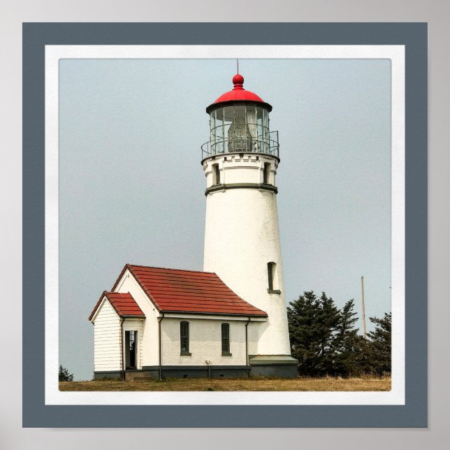Cape Blanco Lighthouse, ELLER Poster (Framsidan)