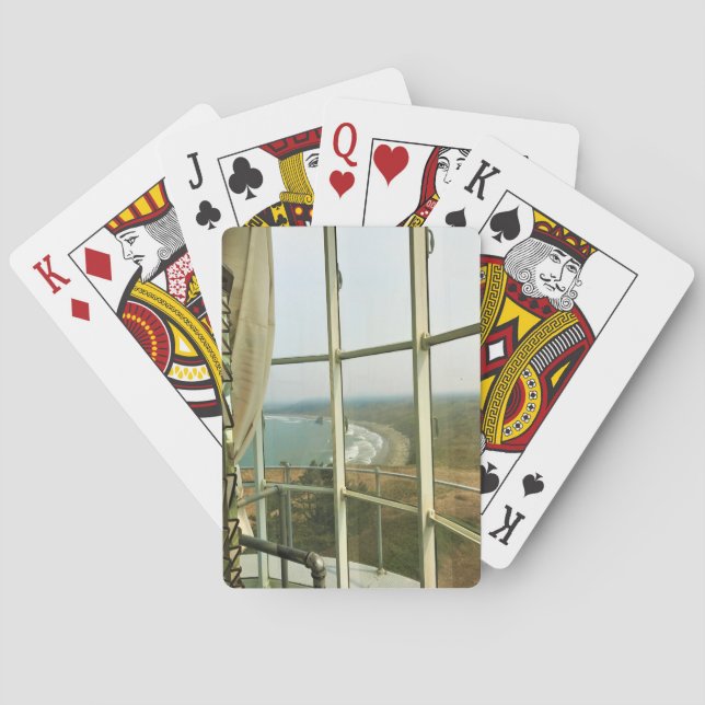 Cape Blanco Lighthouse, Oregon Kusten Casinokort (Baksidan)