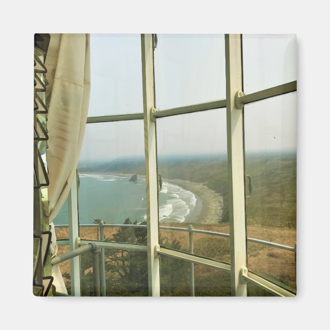 Cape Blanco Lighthouse, Oregon Kusten Magnet (Framsidan)