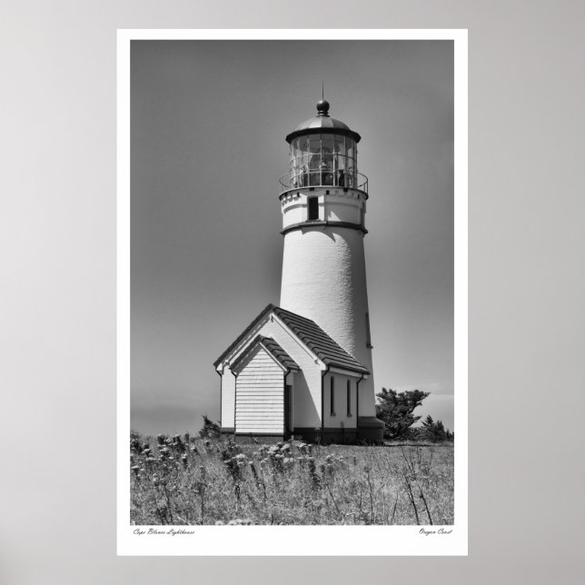 Cape Blanco Lighthouse Poster (Framsidan)