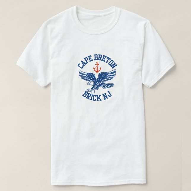 Cape Breton Eagle-tröja T Shirt (Design framsida)
