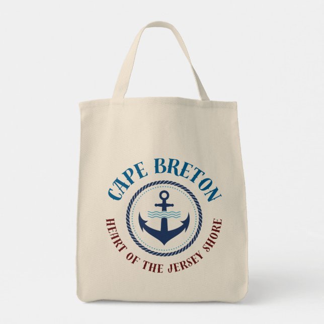 Cape Breton Heart of the Jersey Shore-taska Tygkasse (Baksida)