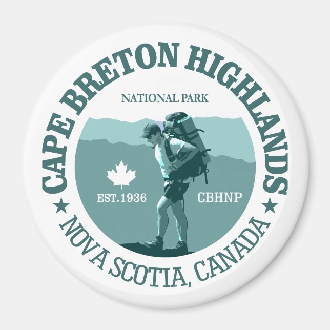 Cape Breton Highlands Magnet (Framsidan)