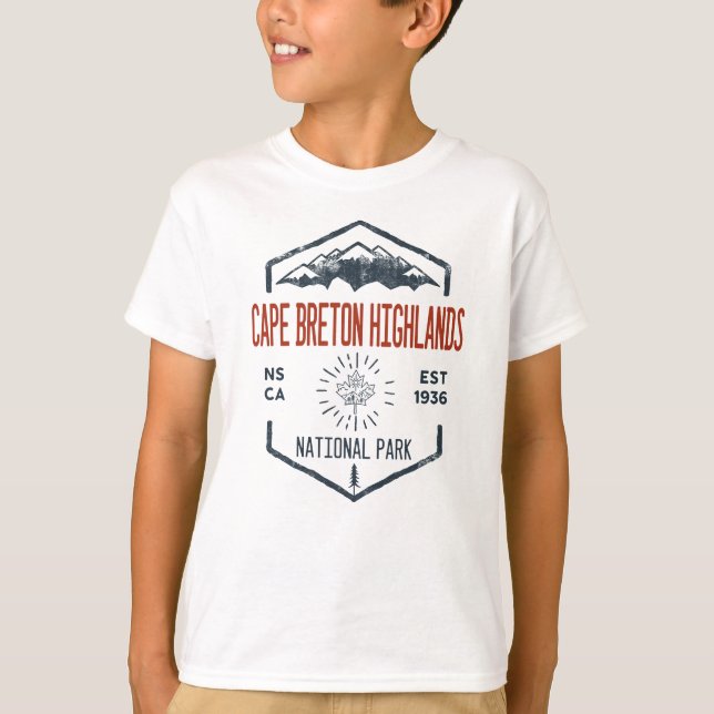 Cape Breton Highlands National Park Kanada T Shirt (Framsida)