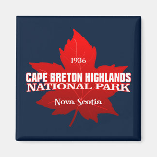 Cape Breton Highlands NP (Maple löv) Magnet