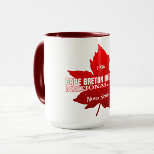Cape Breton Highlands NP (Maple löv) Mugg