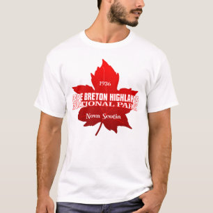 Cape Breton Highlands NP (Maple löv) T Shirt