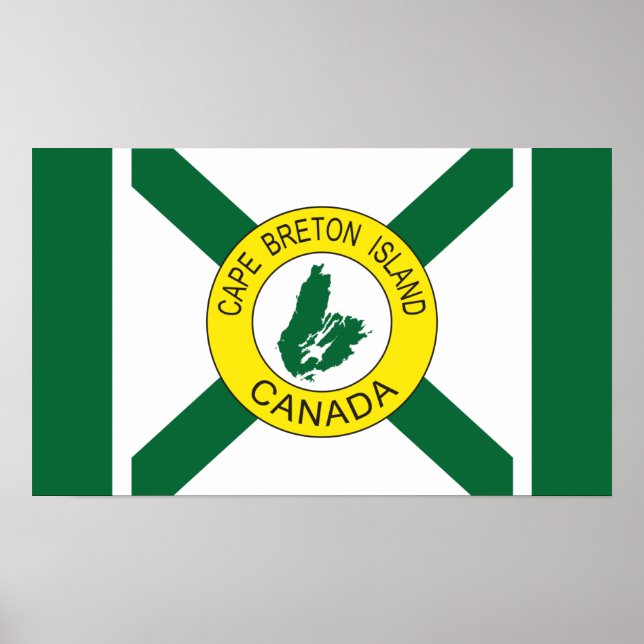 Cape Breton Island Flagga (inofficiell), Nova Scot Poster (Framsidan)