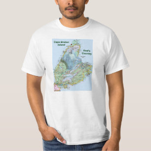 Cape Breton Island Gods Land t-skjorta Tee Shirt
